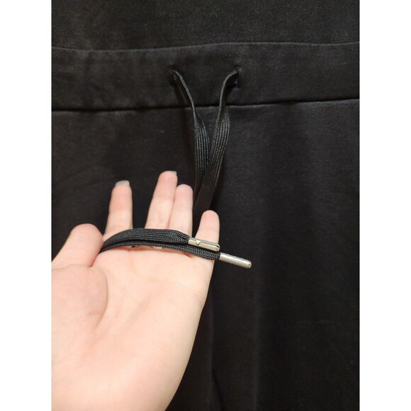 No Boundaries Womens Black Medium Bib Overalls Cargo Jumpsuit Soft Relaxed Cozy - Picture 6 of 16